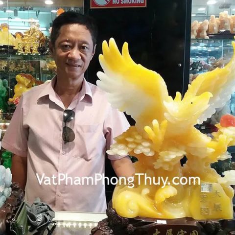 Chú Hà - Khách hàng mua Đại bàng ngọc vàng trên núi đá C202A