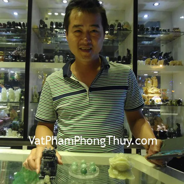 Anh Tuấn Anh - khách hàng mua tỳ hưu Bắc kinh đen , thiềm thừ tây tạng chuẩn và đĩa thất tinh đá ngọc Đông linh