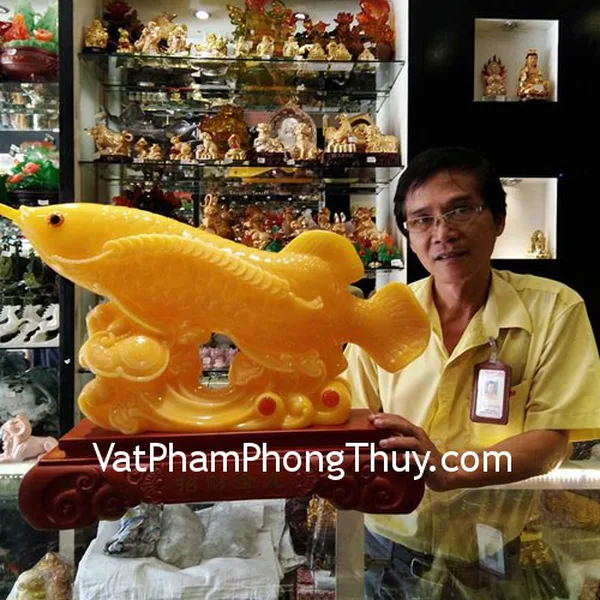 Anh Thanh - khách hàng mua tượng chiêu tài kim long H281G