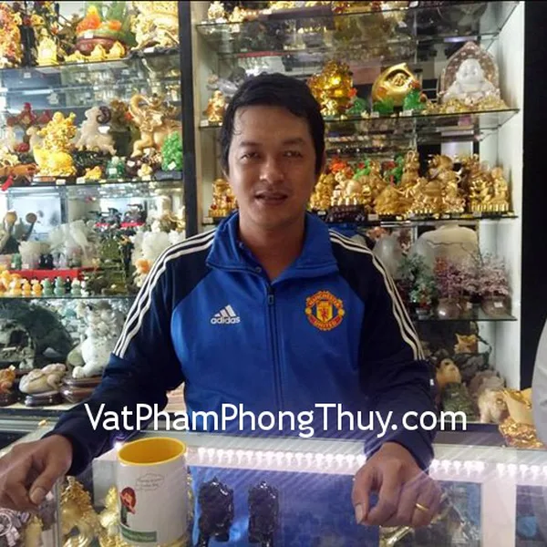 Anh Hiệp - khách hàng mua cặp tỳ hưu thạch anh đen GM009