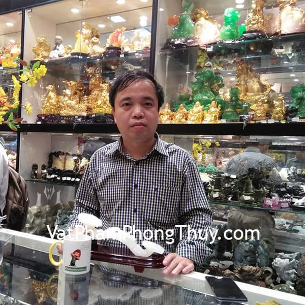 Anh Cường - khách hàng mua gậy như ý bạch ngọc khủng GM077