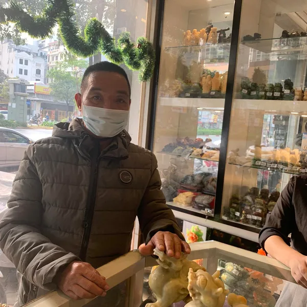 Anh  Trang - Khách hàng mua Tỳ hưu Tiêu Ngọc xanh gân huyết K001.