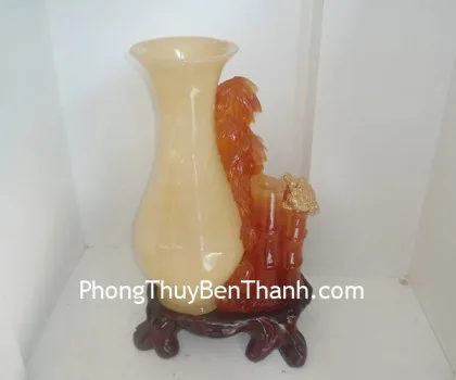 Bình trúc báo bình an ngọc trắng FY337