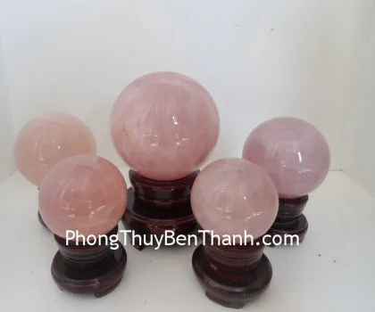 Quả cầu đá thạch anh vàng non M191-S2-1571