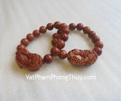 Chuỗi Tỳ Hưu đá kim sa lớn S008-1