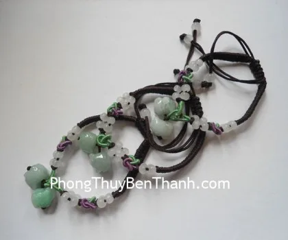 Dây rút 2 con heo nhỏ-16 hạt S177