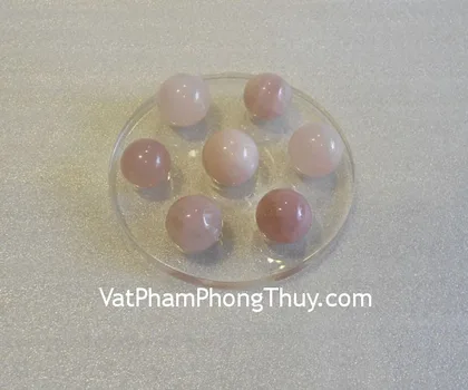 Đĩa thất tinh đá mắt mèo vân gỗ nhỏ FGM088