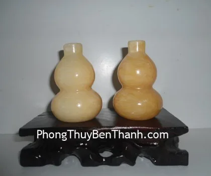 Hồ lô đá ngọc Hoàng Long Tân Cương nhỏ K023