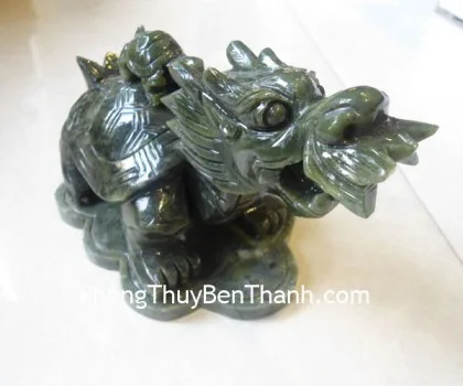 Kỳ lân xanh - tụ phúc tấn trạc, trường thụy chiêu tài FH457G