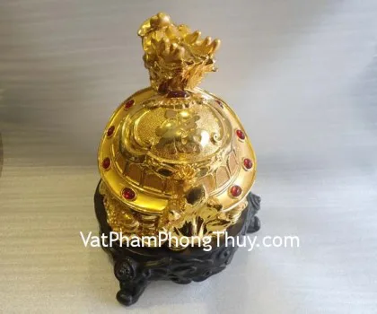 Rùa đầu rồng cõng như ý đồng nhỏ FD231