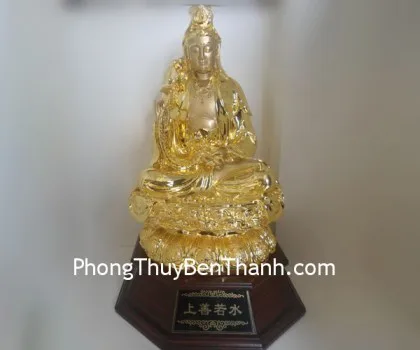 Quan âm thượng thiện như thủy vàng Y147