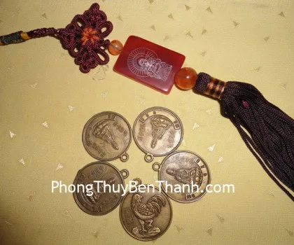 Tiền xu bình an (bát quái lớn) FCC2004