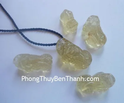 Tỳ hưu thạch anh vàng vảy rồng 10.5 FS764