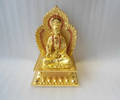 Phật Quan Âm bạch ngọc đứng FHM129