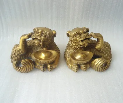 TỲ hưu vảy rồng ôm đỉnh vàng D175