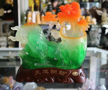 Trâu xanh ngọc đựng bút - thiên đạo tựu cần H395G