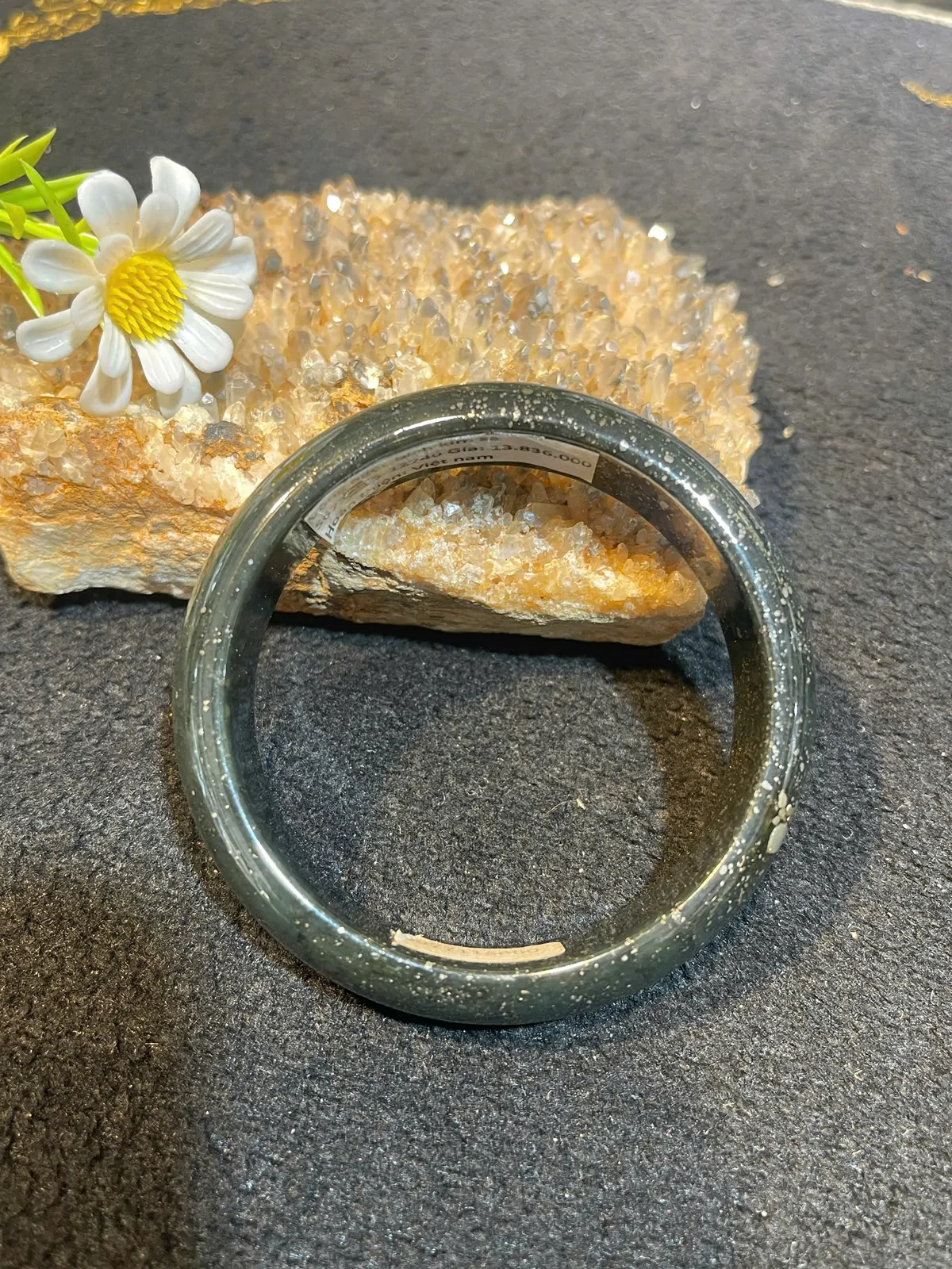 Vòng ngọc bích kim sa ( 70g ) S6732-S5-12740