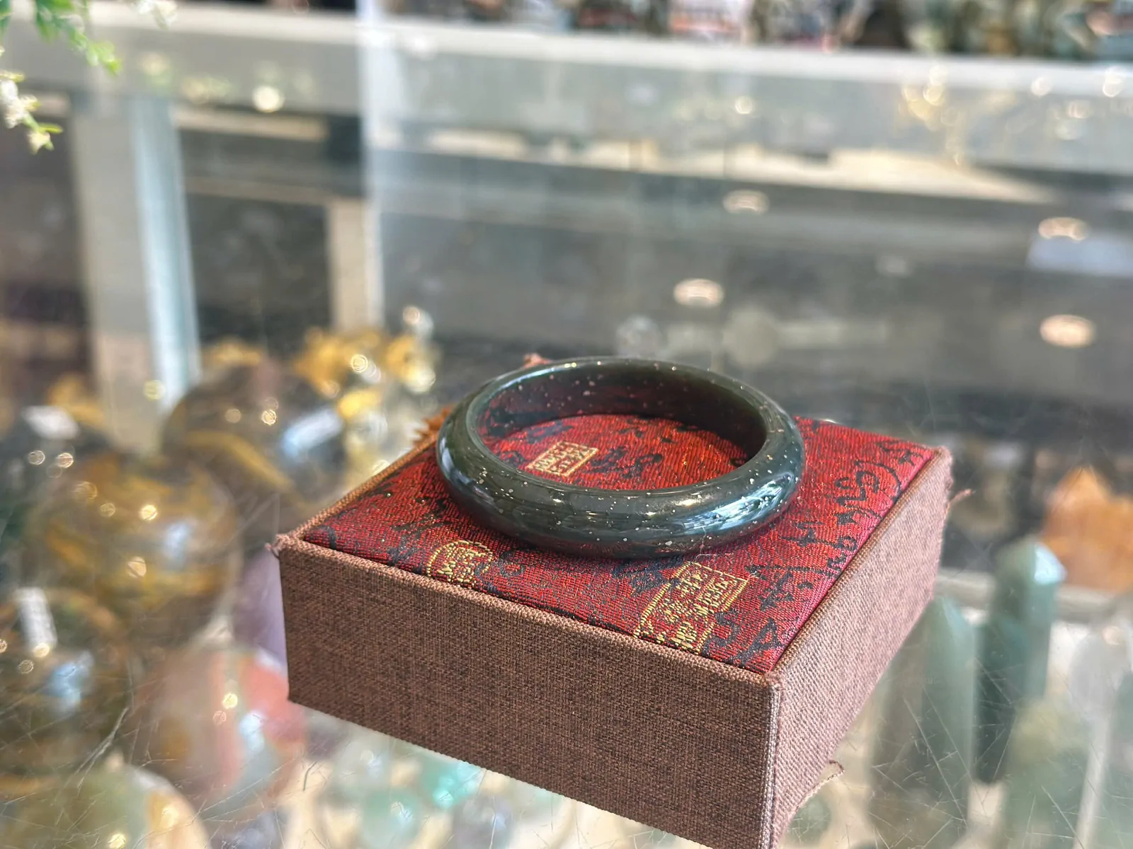 Vòng ngọc bích kim sa GCN 5657 (50.62g) S6732-S3-9213