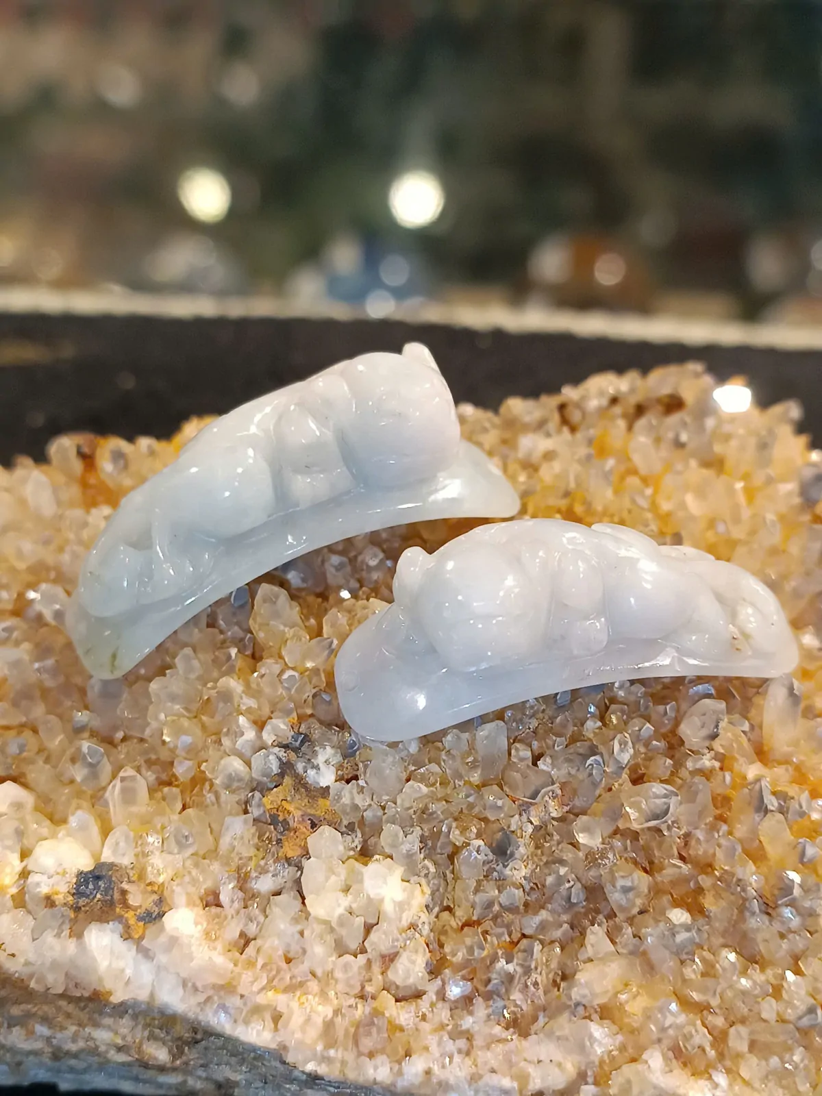 Tỳ hưu trên ván ngọc phỉ thúy S6867