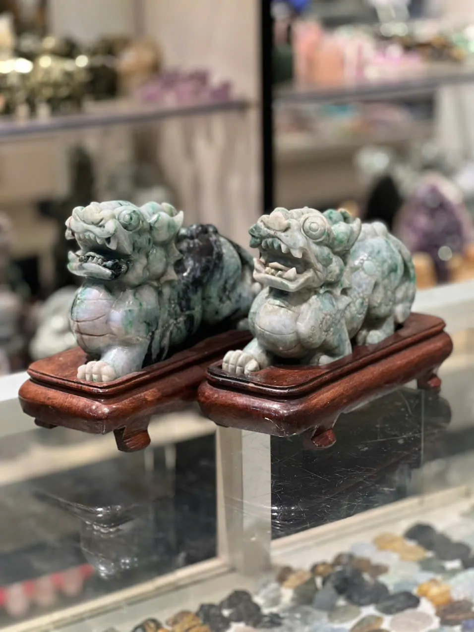 Cặp tỳ hưu ngọc Phỉ Thúy NS107