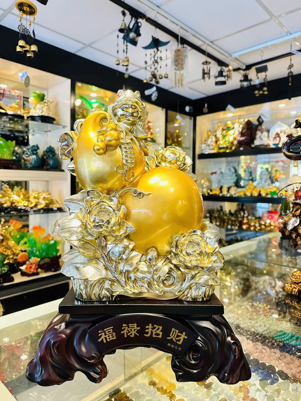 Hồ lô phước lộc chiêu tài vàng Y270