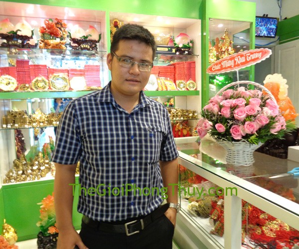 Anh Nguyễn Thái Sinh– Khách hàng sở hữu Tỳ Hưu đá quý may mắn FS689