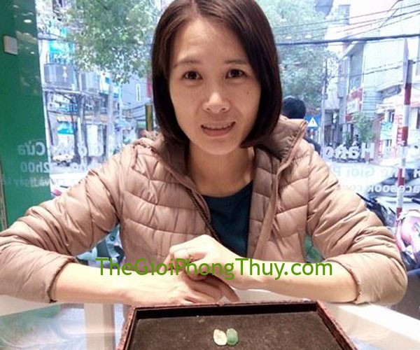 Chị Hương- Khách mua Mặt nhẫn Tỳ hưu đá ngọc Đông Linh 10.5 FS748, Mặt nhẫn Tỳ hưu thạch anh vàng 10.5 FS757