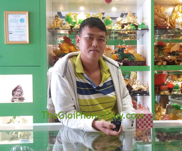 Anh Hải -  Khách Hàng Mua Kỳ Lân Hắc Ngà Mini FHM089.