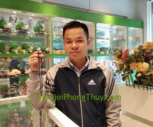Anh Nam -Khách mua Tỳ hưu thạch anh vàng vảy rồng 10.5 FS764