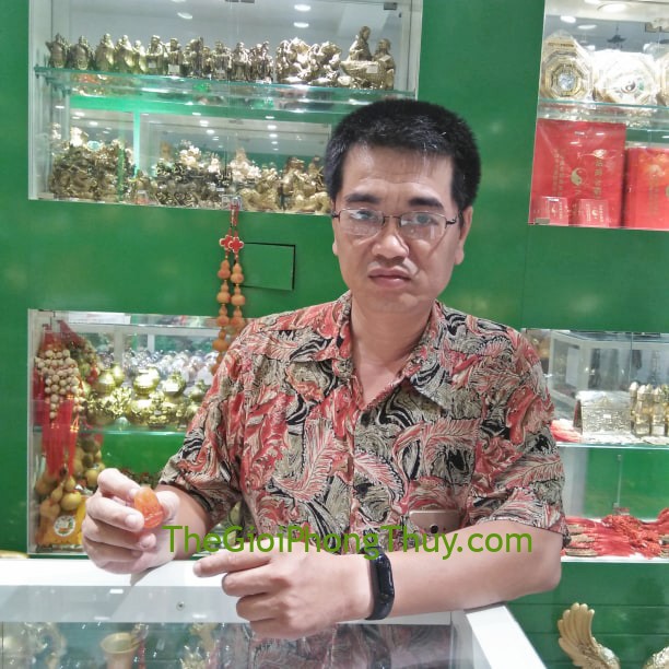 Chú Anh- Khách hàng mua Phật bản mệnh đá mã não đỏ - Sửu + Dần FS6337-2.