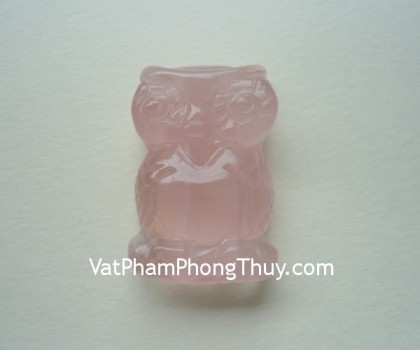 Cú mèo thạch anh hồng FS5018-6