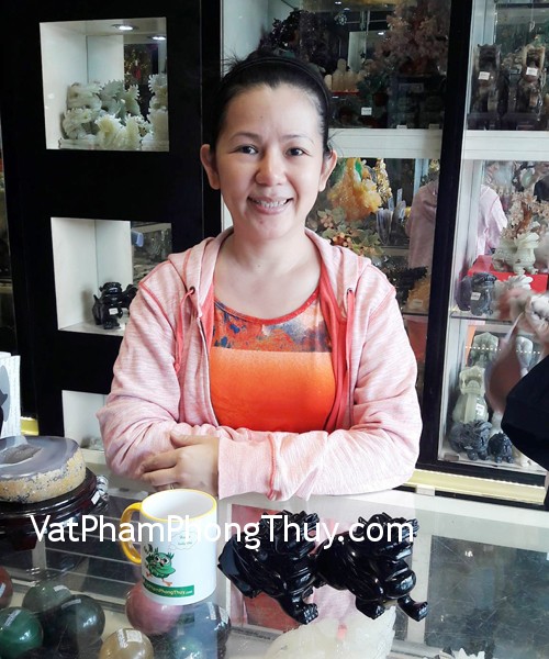 Chị Bình - Khách hàng mua Tỳ hưu Hắc ngà có cánh GM008