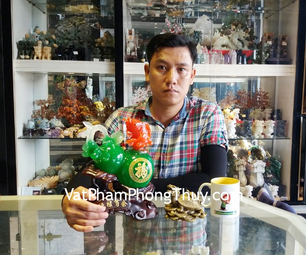 Anh Dương - khách hàng mua Hồ lô cá chép đỏ C157A, Long quy đồng D232