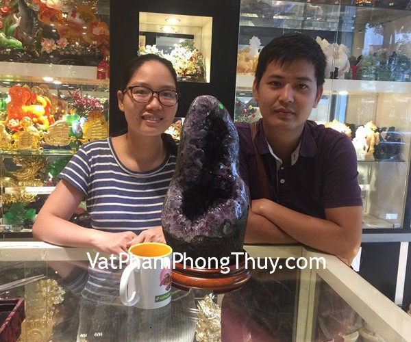 Anh Dũng - khách hàng mua bông thạch anh tím H097