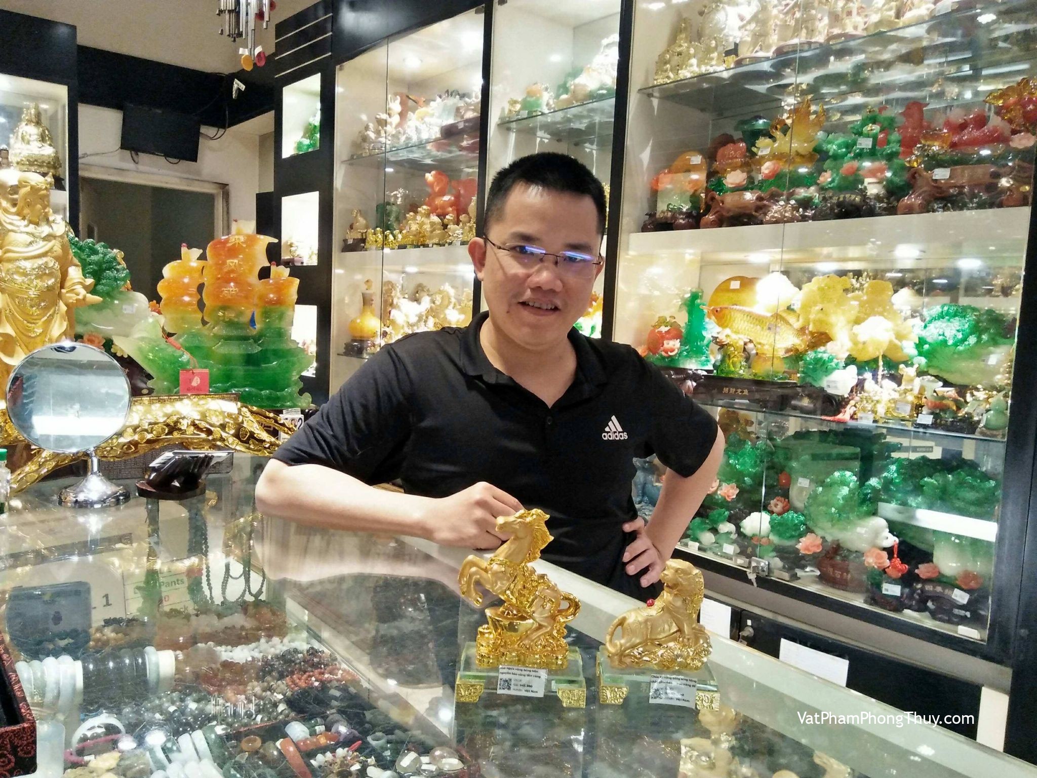 Anh Huy - Khách hàng mua Vua ngựa vàng bóng LN136 và Chúa hổ vàng LN183.
